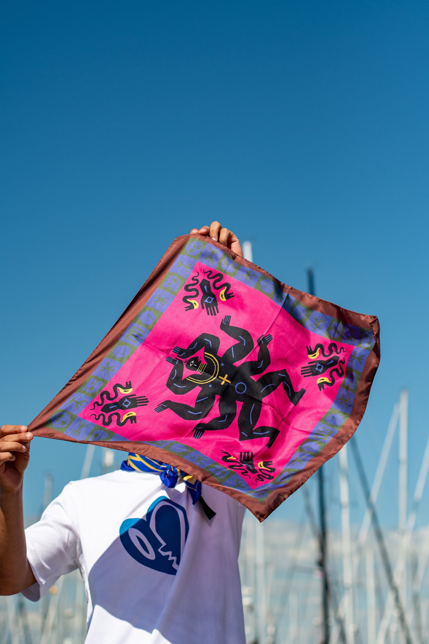 Jamel Armand Silk Scarf