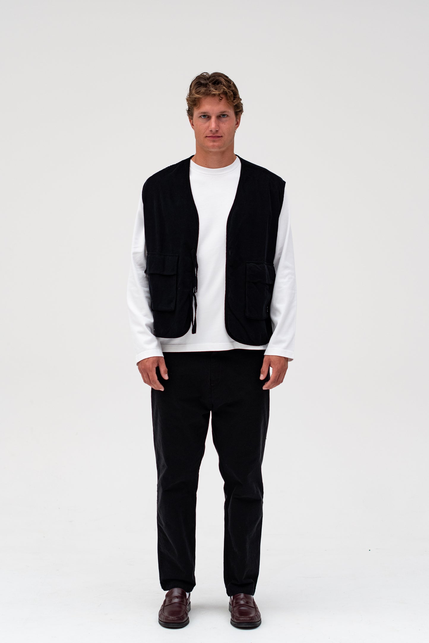 Genie Woven Baby Rib Gilet