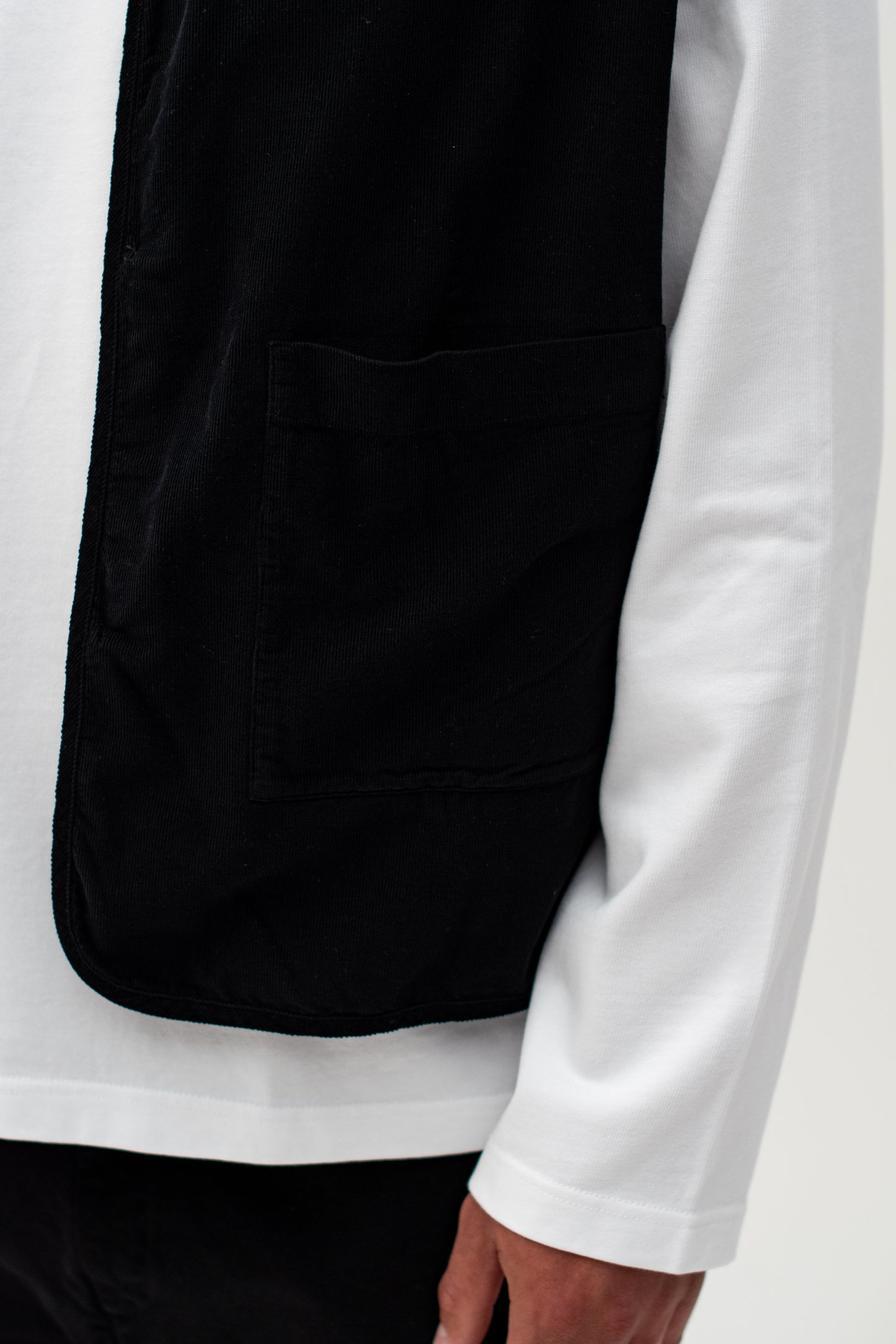 Genie Woven Baby Rib Gilet